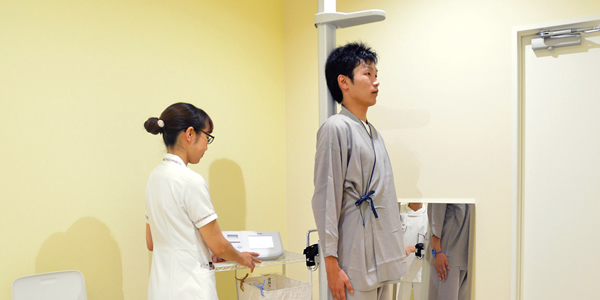 健診の流れ 5.身体・臍周囲径測定